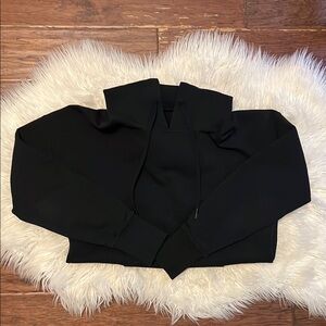 Women's Open Back CVG Black Hoodie